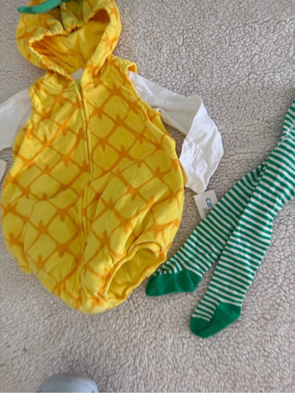 New girls boys Carter's sz 24 months Yellow Pineapple Costume